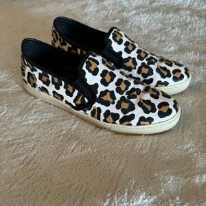 Coach Parkside Ocelot Leather Leopard Animal Print Slip-On Women's Shoes Size 10